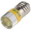Lampka kontrolna Żółty 24V dc E10 LED średnica 10mm długość 28mm
