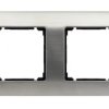 VENA EXCLUSIVE METAL Ramka podwójna STAL CZESANA / LAKIEROWANA INOX 5143282