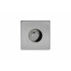 Varilight gniazdo pojedyncze stal szczotkowana ze stykiem kołkowym bez kołnierza STEEL