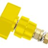 Wtyk montażowy, Żółty, 100A, M8 x 0.75, izolacja: Tak, 1kV 4mm