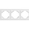 Quadra Ramka Pięciokrotna Biała Pozioma
