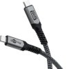 Kabel USB-C z tekstylną osłoną, USB4, 240 W, 40 Gbit/s, Power Delivery 74211 /1m/