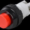 1.01.102.011/0301 Button, NO/NC, 250 V, 2 A, Ø 18.2 mm, red