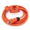 Przedłużacz budowlany 1-gniazdowy IP44 16A 230V H07BQ-F 3*2,5 3M 2OW16031P