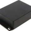 Aluminum die cast enclosure, (L x W x H) 119 x 94 x 38 mm, black (RAL 9005), IP54, 1590BB2FLBK