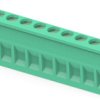PCB terminal, 11 pole, pitch 5.08 mm, AWG 30-12, 15 A, cage clamp, green, 1-796634-1