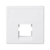 SIMON CONNECT Płytka K45 1x RJ bez osłon 3M Volition OCK czysta biel K045/9 KONTAKT SIMON
