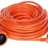 Przedłużacz ogrodowy z/u PS-3X1.5-20M/ORANGE 20m