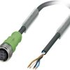 Kabel czujników/elementów wykonawczych Phoenix Contact SAC-4P- 5,0-PUR/M12FS 1668124 Ilość styków: 4 1 szt.