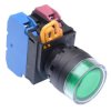 YW1L-AF2E11Q3G Green 12V illuminated 22mm Maintained Shrouded Push Button Switch 1NO-1NC IP65 IDEC