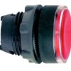 Napęd przycisku kryta czerwony podśw. O22 push-push zing. LED ZB5AH043