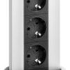 Wieża z gniazdami zasilania EVOline 93100313, złącze bezpieczne, Ilość gniazdek: 3