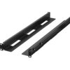 Zestaw szyn montażowych do szaf RACK 19 przesuwne 650-1090MM czarny AK-1902-B