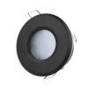 Oprawa sufitowa wodoodporna okrągła odlew czarna matowa oczko 471055