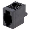 Gniazdo Rj9 4-Pin Układ 4P4c Tht Proste 16,51Mm 5558872-1