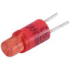 EAO 10-2613.1072 LED single T1 Bi Pin 28VAC/DC 5mA/9mA red
