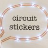 Circuit Sticker Starter Kit with Chinese Sketchbook - Peel-and-stick Electronics for Crafting Circuits