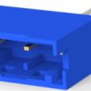 Connector, 5 pole, pitch 2.5 mm, straight, blue, 7-1747511-1