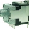 Motorized dual potentiometer, 10 kΩ, 0.05 W, logarithmisch, solder pin, RK16812MG