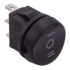 On-Off-On Round Rocker Switch SPDT