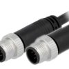 M12a08ml12amlsd001 Kabel Do Czujników/Automatyki 8Pin M12-M12 1M Wtyk Wtyk