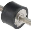 Mocowanie antywibracyjne, M8, Ø 30mm, H 20mm, 47.2 55 Shore A, RS PRO