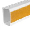 Listwa elektroinstalacyjna 40x16 kanał kablowy BKK 40x16mm korytko kablowe 40x16 z pokrywą i taśmą montażową 2-stronną NEKU