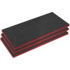 Sealey SFPK50R Easy Peel Shadow Foam® Red/Black 50mm - Pack of 3