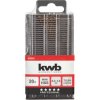 kwb 424290 HSS titanium Metal Twist Drill set 20-piece 0.3-1.6mm