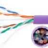 Kabel UTP kat.6 U/UTP 4x2x0,57 fioletowy LSOH Molex /500m/