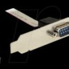 89108 Delock Slot Bracket > 1 x Serial Pin layout: 1:1