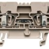 Component terminal block, spring balancer connection, 0.5-4.0 mm², 1 A, 6 kV, dark beige, 1650350000