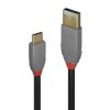 Kabel USB Złącze A USB C Złącze B USB A dł. 1m Przewód USB USB 3.2 kolor: Czarny