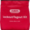 Zestaw blokad Torba z blokadą ABUS Czerwony