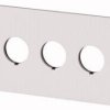 Eaton M22-E3 216544 Ramka montażowa 3 miejsca montażowe (Ø x W) 22 mm x 72 mm szary 1 szt.
