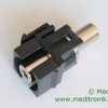 Moduł keystone JACK 3,5mm gniazdo na gniazdo kolor czarny
