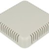 Obudowa; uniwersalna; HM1551V4GY; ABS; 80mm; 80mm; 20mm; IP30; jasnoszary; zatrzaskowa; otwory wentylacyjne; Hammond; RoHS; UL94