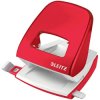 Leitz 50081026 Office Punch Red White Paper Size A4 Max 30 Sheets 80 Gm²
