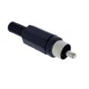 T-704P/SW Wtyk RCA czarny