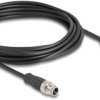 kabel LAN Delock 80868, 1 szt., RJ45, M12, CAT 5e, S/FTP, 5.00 m, czarny
