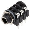 Złącze Jack 6,3mm, żeńskie, gniazdo, kątowe 90, stereo ACJS-MC