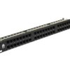 Patch Panel Rack 19 Kat.5E 48P Utp Z Półką 1U Czarny Neku