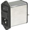 Gniazdo IEC z filtrem2 1A C14 Schurter Montaż na panelu