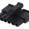 Wtyk przewód-przewód żeńskie Micro MATE-N-LOK 3mm 6-PIN 250V 1445022-6