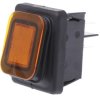 Przełącznik kołyskowy Wł.-wył. podświetlany 16 A DPST 230V ac Pomarańczowy IP65 Molveno