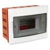 Rozdzielnica podtynkowa S-6 (N+PE) 1x6 moduły IP40 180x140x100mm drzwi transparentne dymne NEKU