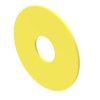 Emergency-stop legend yellow D75 without