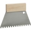 kwb 032818 Notch trowel steel trapezoidal Wood grip for adhesives