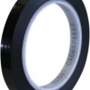 Electronics adhesive tape, 12 x 0.056 mm, polyester, black, 66 m, 51587F04 12MM/66M