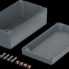 01122000 Aluminium housing, IP66, 220 x 120 x 80 mm